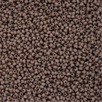 Czech Seed Bead apx. 22g Vial 8/0 Opaque Terra Vista Mocha