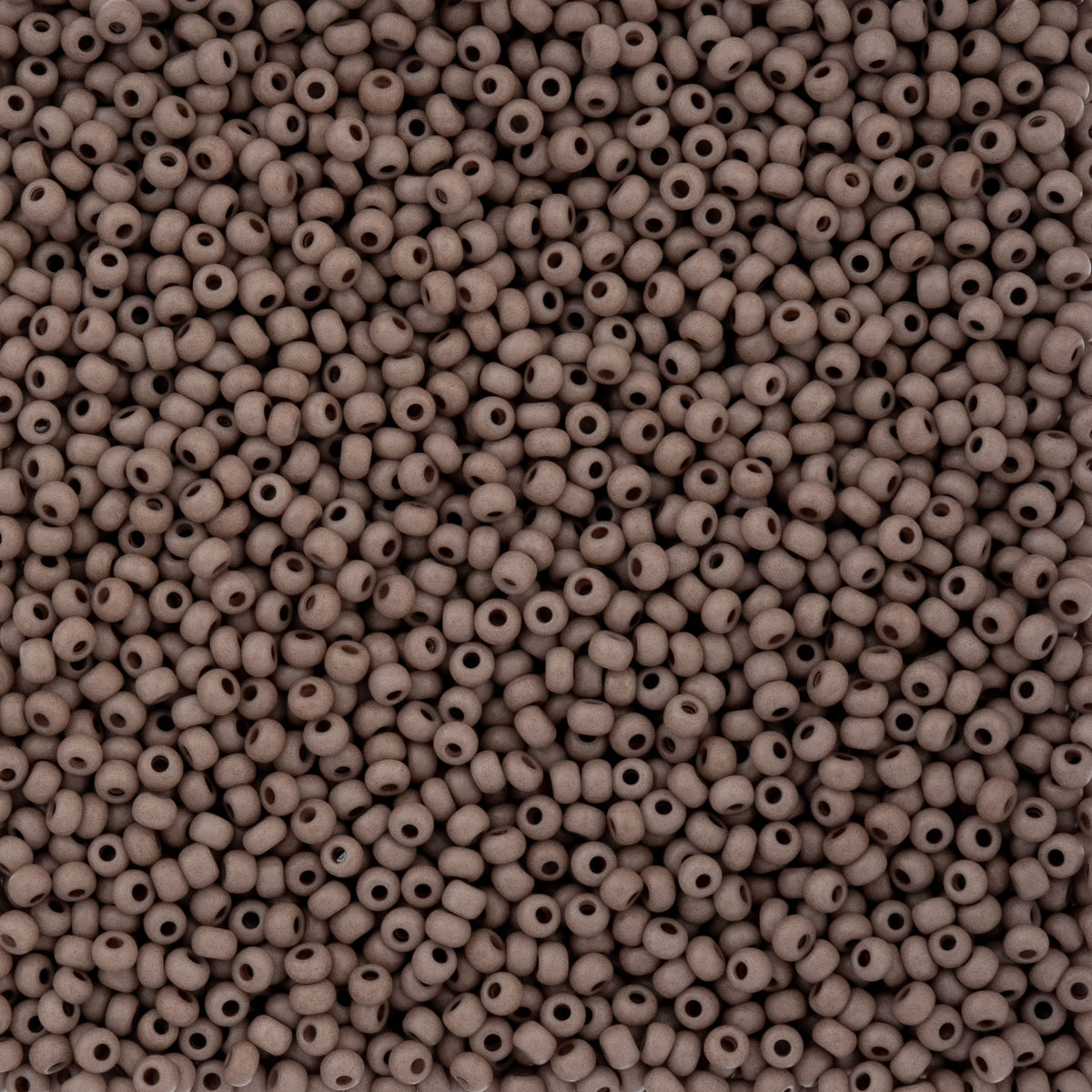 Czech Seed Bead apx. 22g Vial 8/0 Opaque Terra Vista Mocha