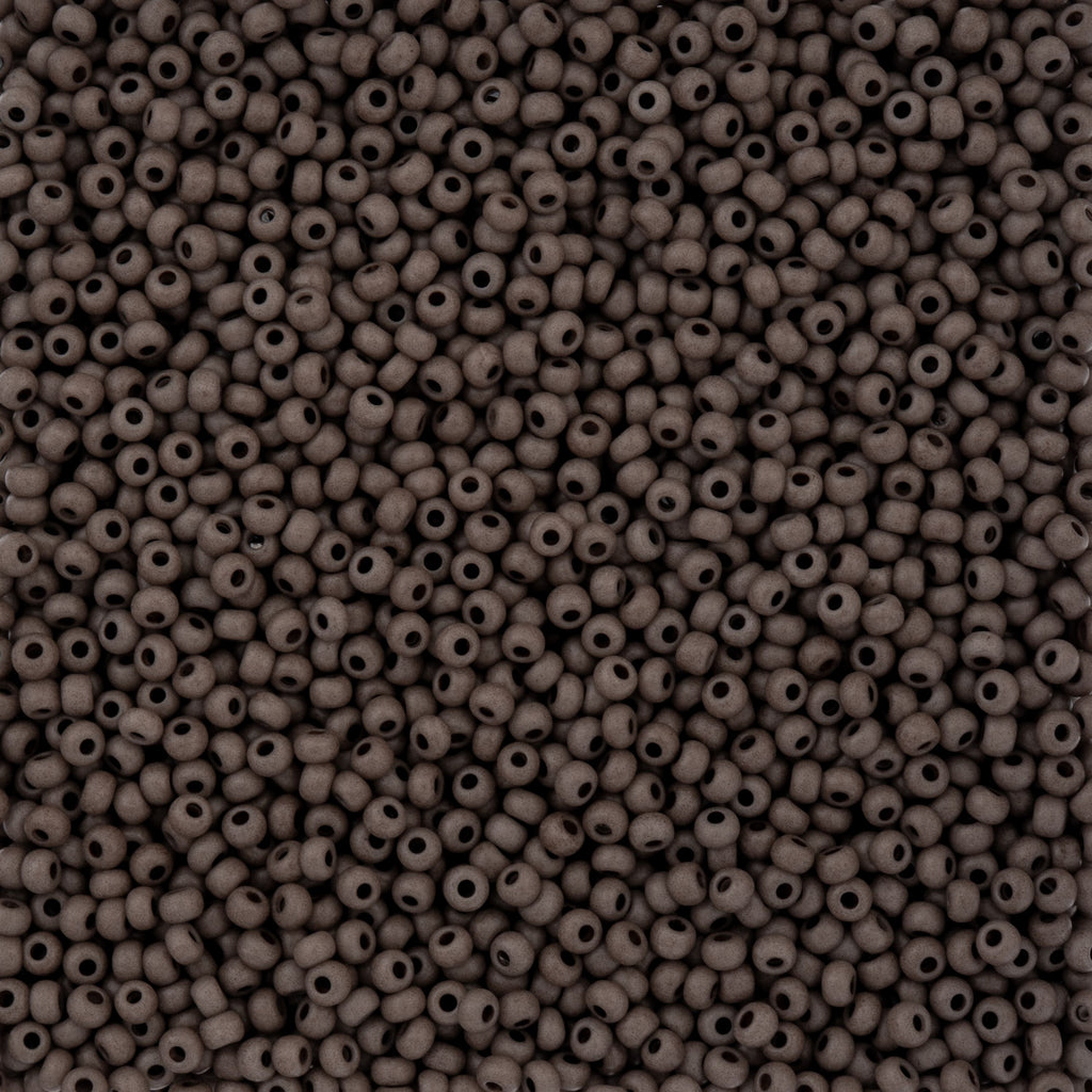 Czech Seed Bead apx. 22g Vial 8/0 Opaque Terra Vista Burnt Clay