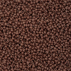 Czech Seed Bead apx. 22g Vial 8/0 Opaque Terra Vista Silt Brown