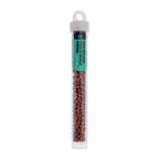 Czech Seed Bead apx. 22g Vial 8/0 Opaque Terra Vista Light Mahogany