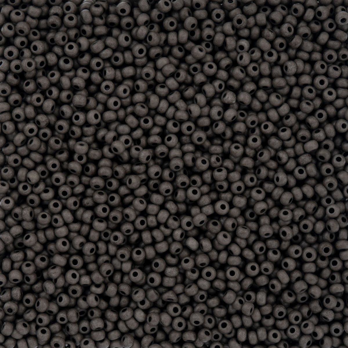 Czech Seed Bead apx. 22g Vial 8/0 Opaque Terra Vista Stone Grey