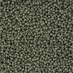 Czech Seed Bead apx. 22g Vial 8/0 Opaque Terra Vista Pale Eucalyptus