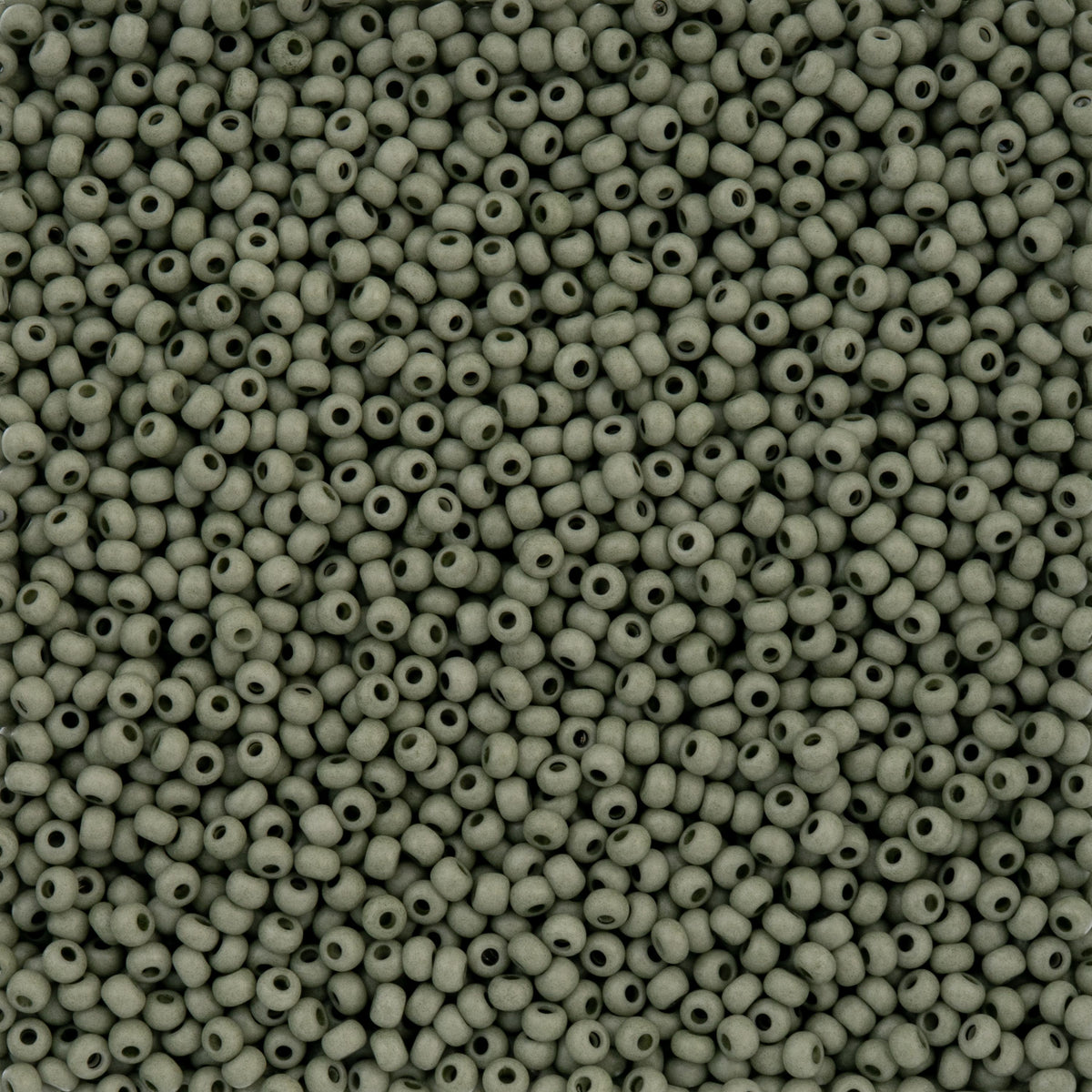 Czech Seed Bead apx. 22g Vial 8/0 Opaque Terra Vista Pale Eucalyptus