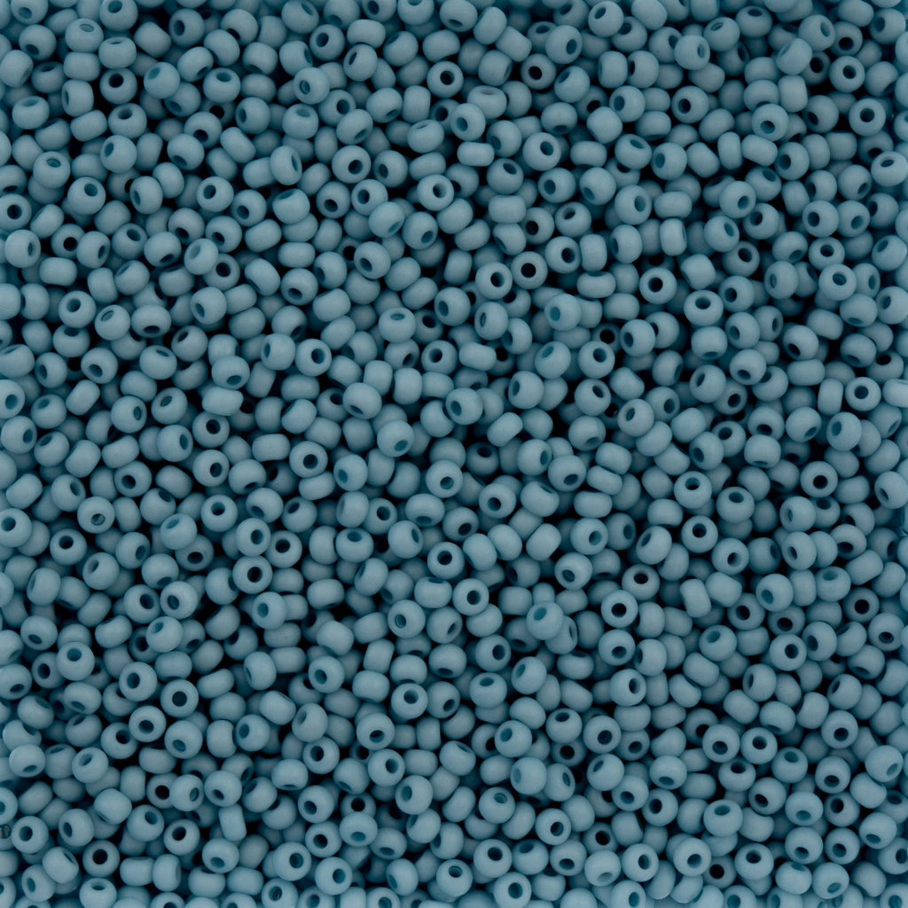 Czech Seed Bead apx. 22g Vial 8/0 Opaque Terra Vista Ocean Mist