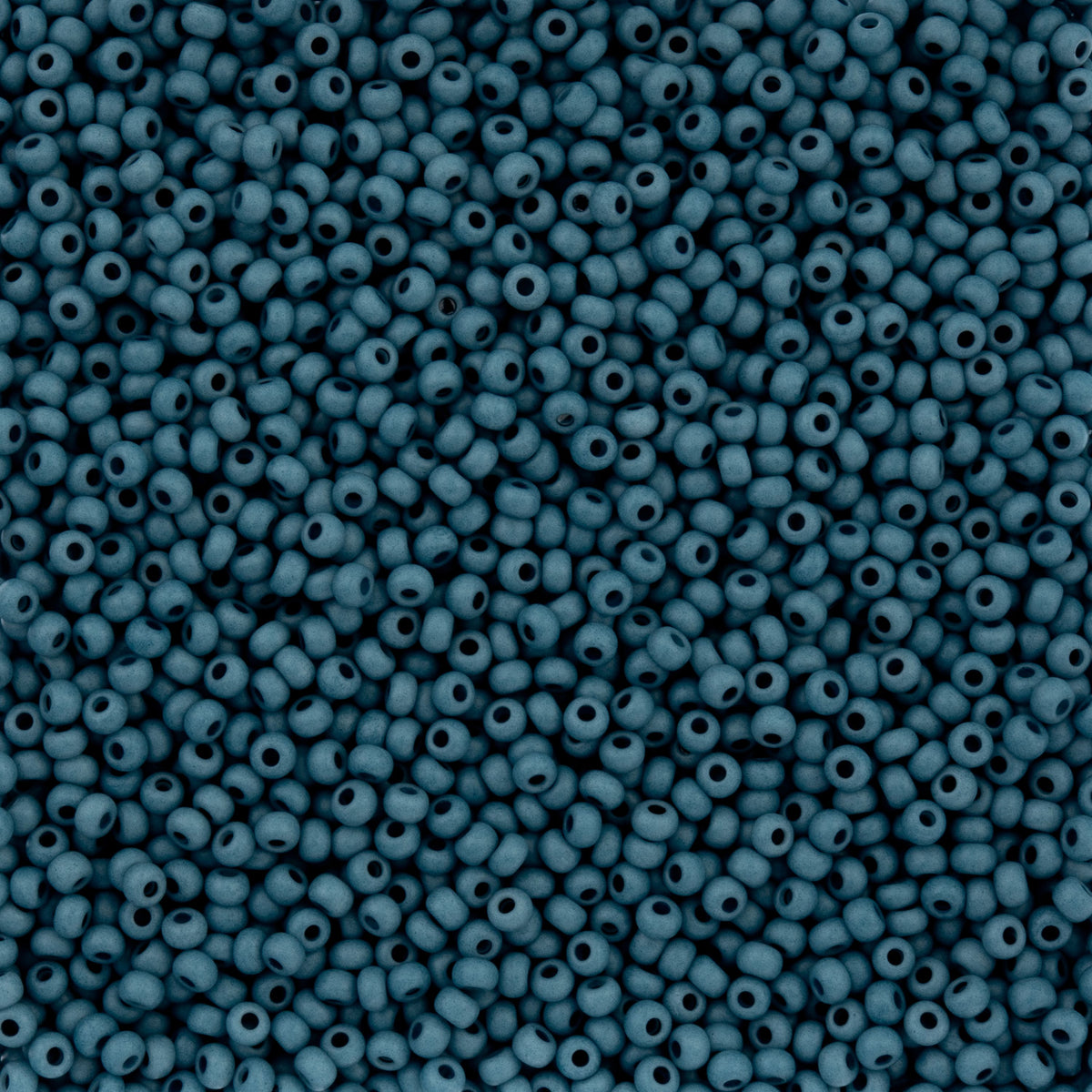 Czech Seed Bead apx. 22g Vial 8/0 Opaque Terra Vista Deep Sea
