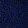 Czech Seed Beads apx. 22g Vial 10/0 Opaque Dark Royal Blue Matt