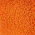 Czech Seed Beads apx. 22g Vial 10/0 Opaque Orange Matt