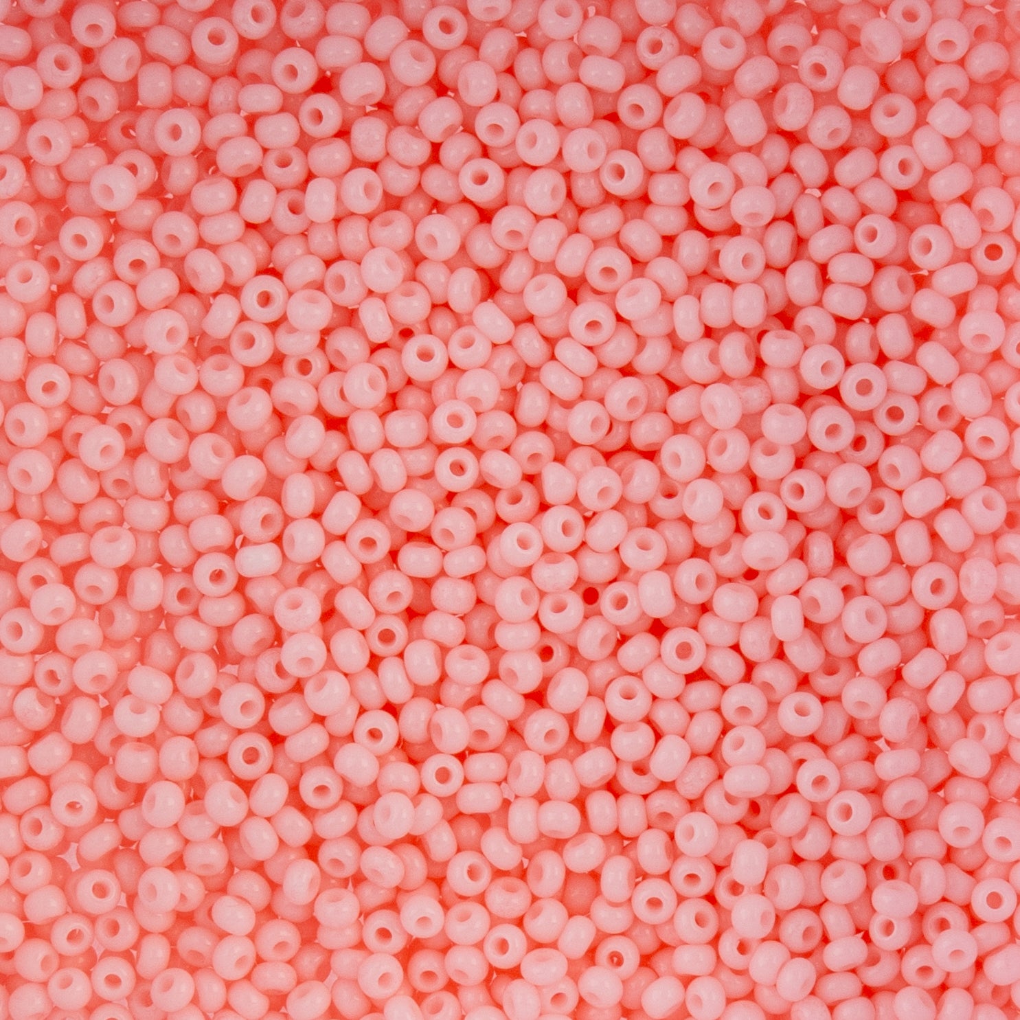 Czech Seed Beads apx. 22g Vial 10/0 Chalk Light Pink SOLGEL