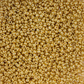 Czech Seed Beads apx. 22g Vial 10/0 Metallic Light Gold Solgel