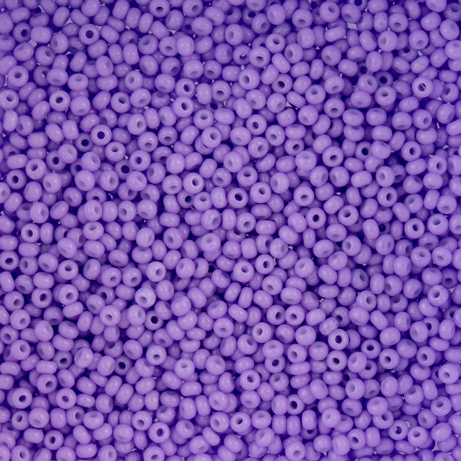 Czech Seed Beads apx. 22g Vial 10/0 Dyed Chalk Purple Solgel