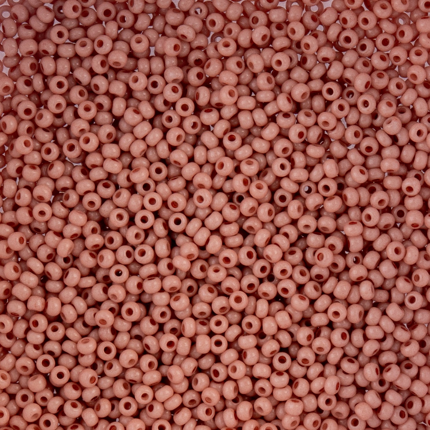 Czech Seed Beads apx. 22g Vial 10/0 Rose Terra Dyed