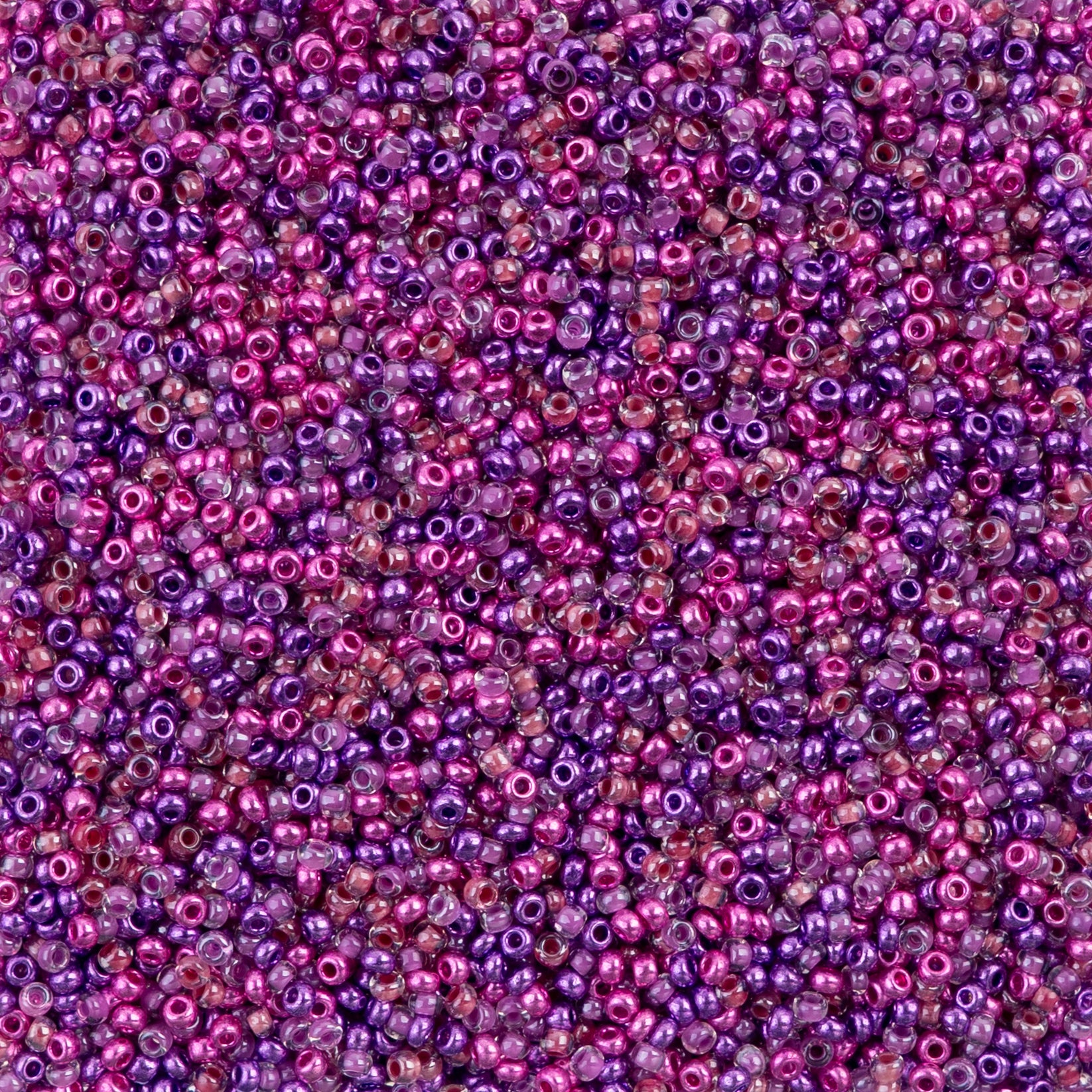 Czech Seed Beads apx. 22g Vial 10/0 Berry Sorbet Mix