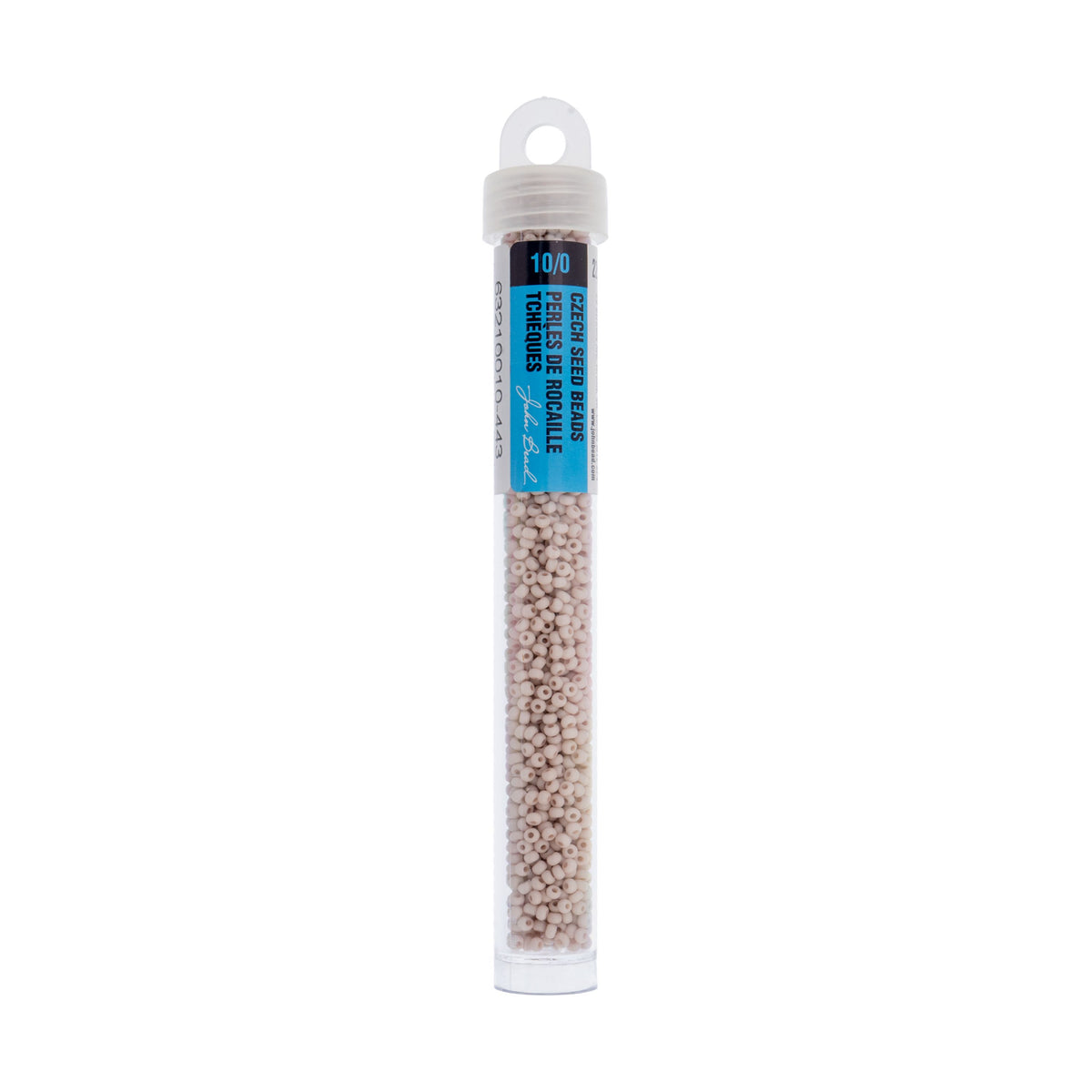 Czech Seed Beads apx. 22g Vial 10/0 Opaque Terra Vista Rose Powder