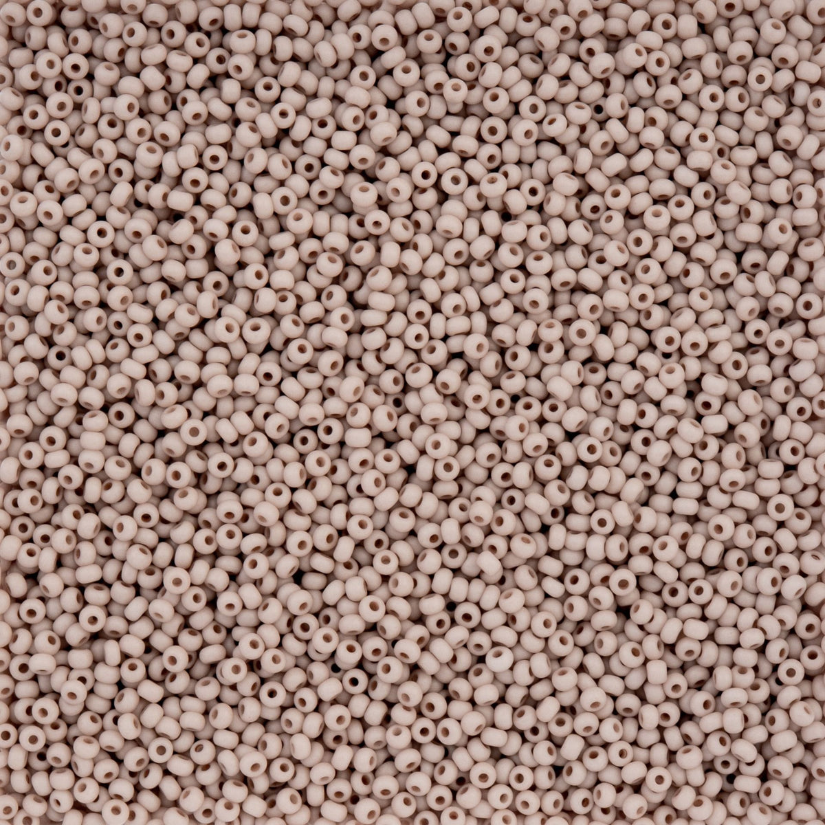 Czech Seed Beads apx. 22g Vial 10/0 Opaque Terra Vista Rose Powder