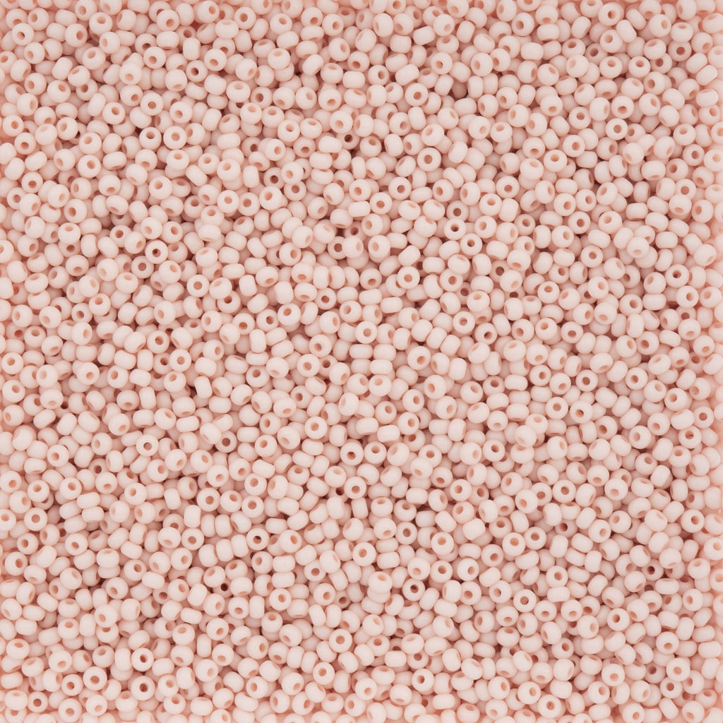 Czech Seed Beads apx. 22g Vial 10/0 Opaque Terra Vista Vintage Rose