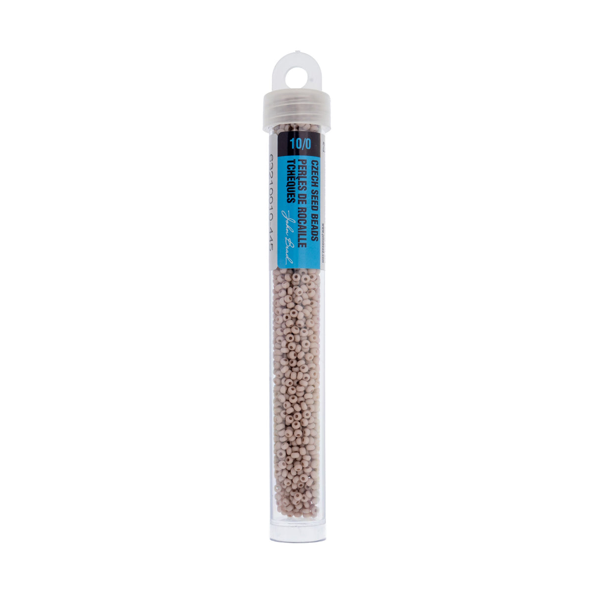 Czech Seed Beads apx. 22g Vial 10/0 Opaque Terra Vista Taupe Rose