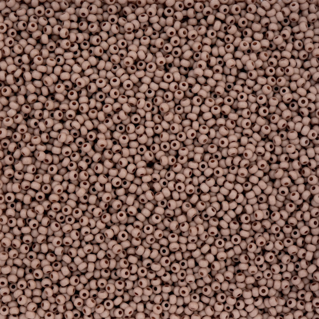 Czech Seed Beads apx. 22g Vial 10/0 Opaque Terra Vista Mocha