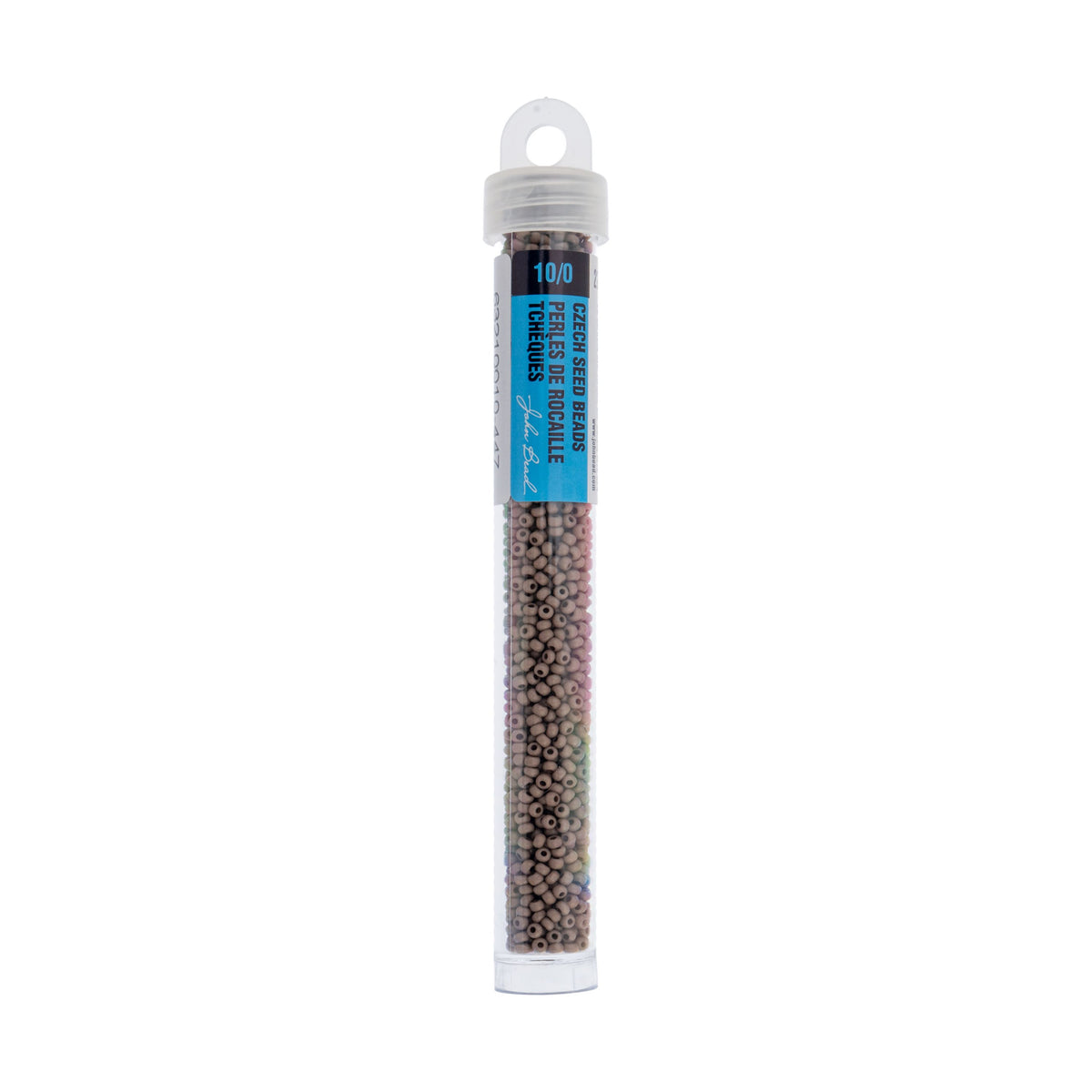 Czech Seed Beads apx. 22g Vial 10/0 Opaque Terra Vista Burnt Clay