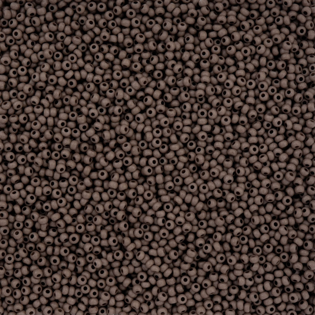 Czech Seed Beads apx. 22g Vial 10/0 Opaque Terra Vista Burnt Clay