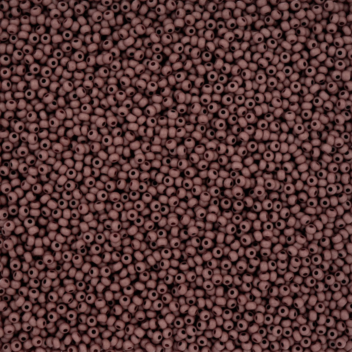 Czech Seed Beads apx. 22g Vial 10/0 Opaque Terra Vista Light Mahogany