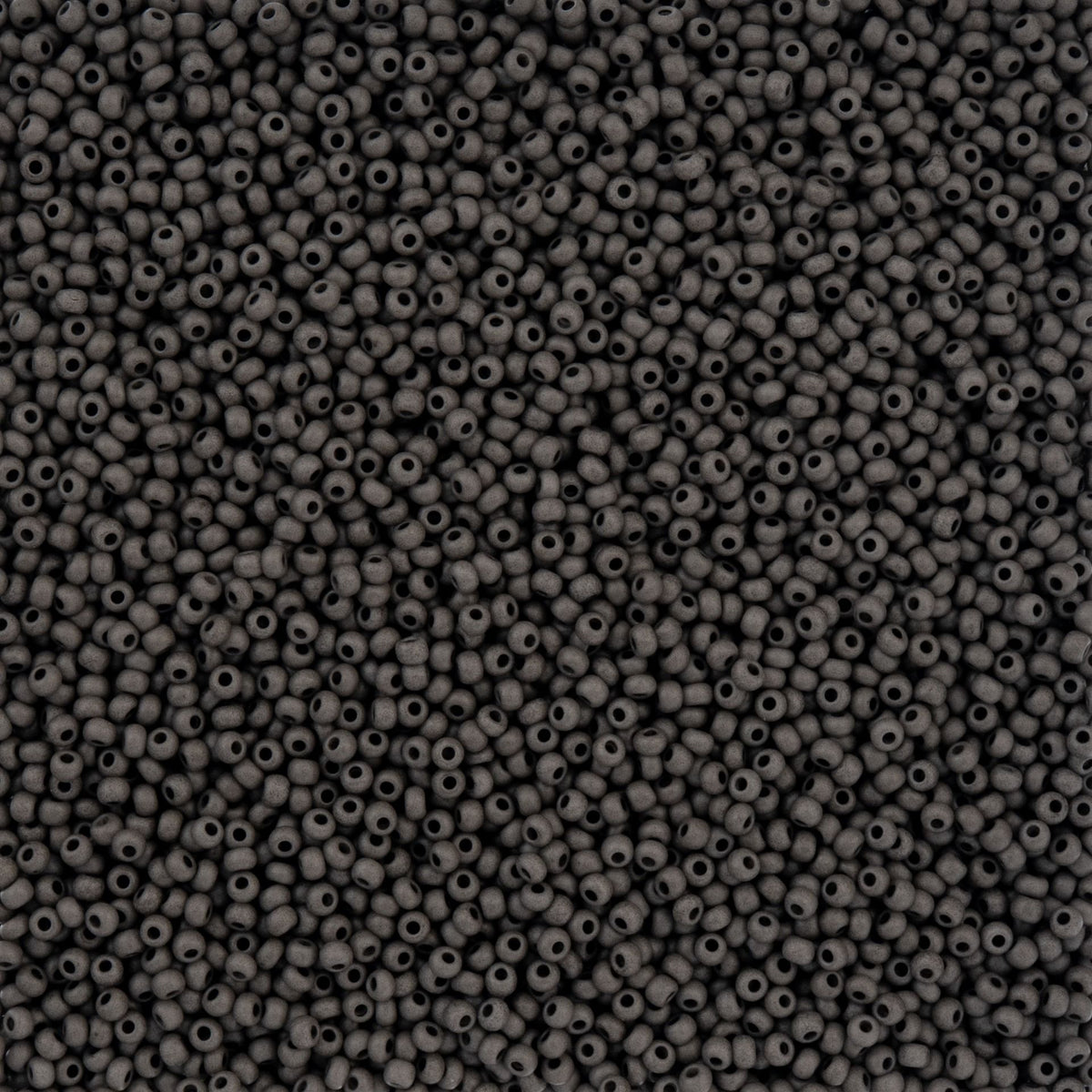 Czech Seed Beads apx. 22g Vial 10/0 Opaque Terra Vista Stone Grey