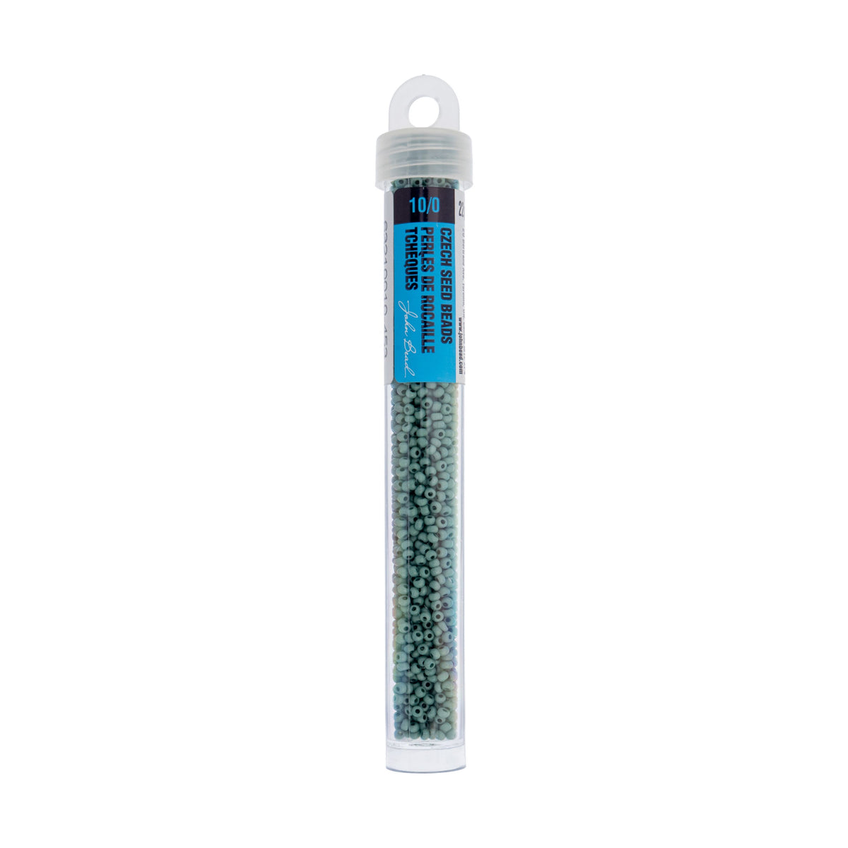 Czech Seed Beads apx. 22g Vial 10/0 Opaque Terra Vista Soft Thyme