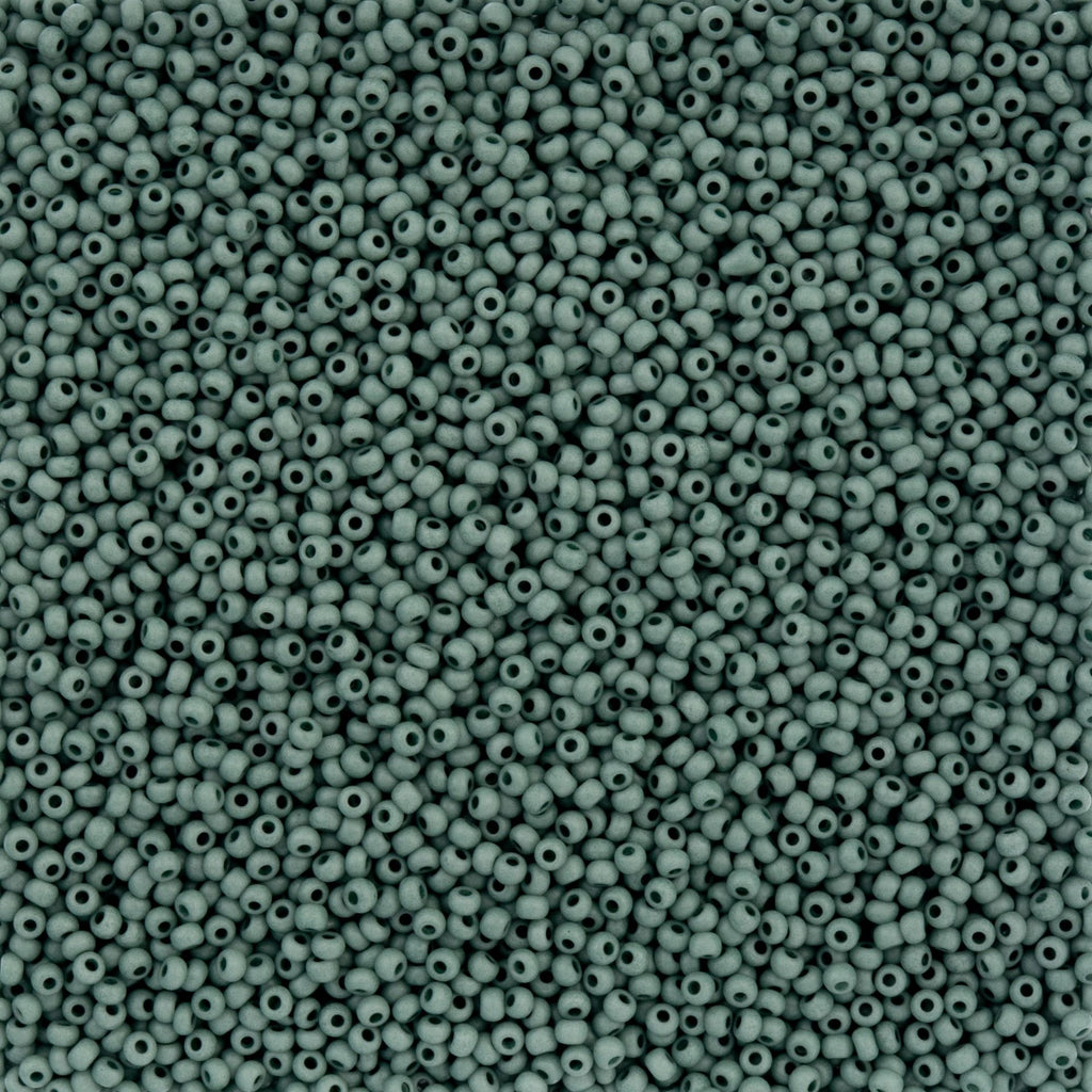 Czech Seed Beads apx. 22g Vial 10/0 Opaque Terra Vista Soft Thyme