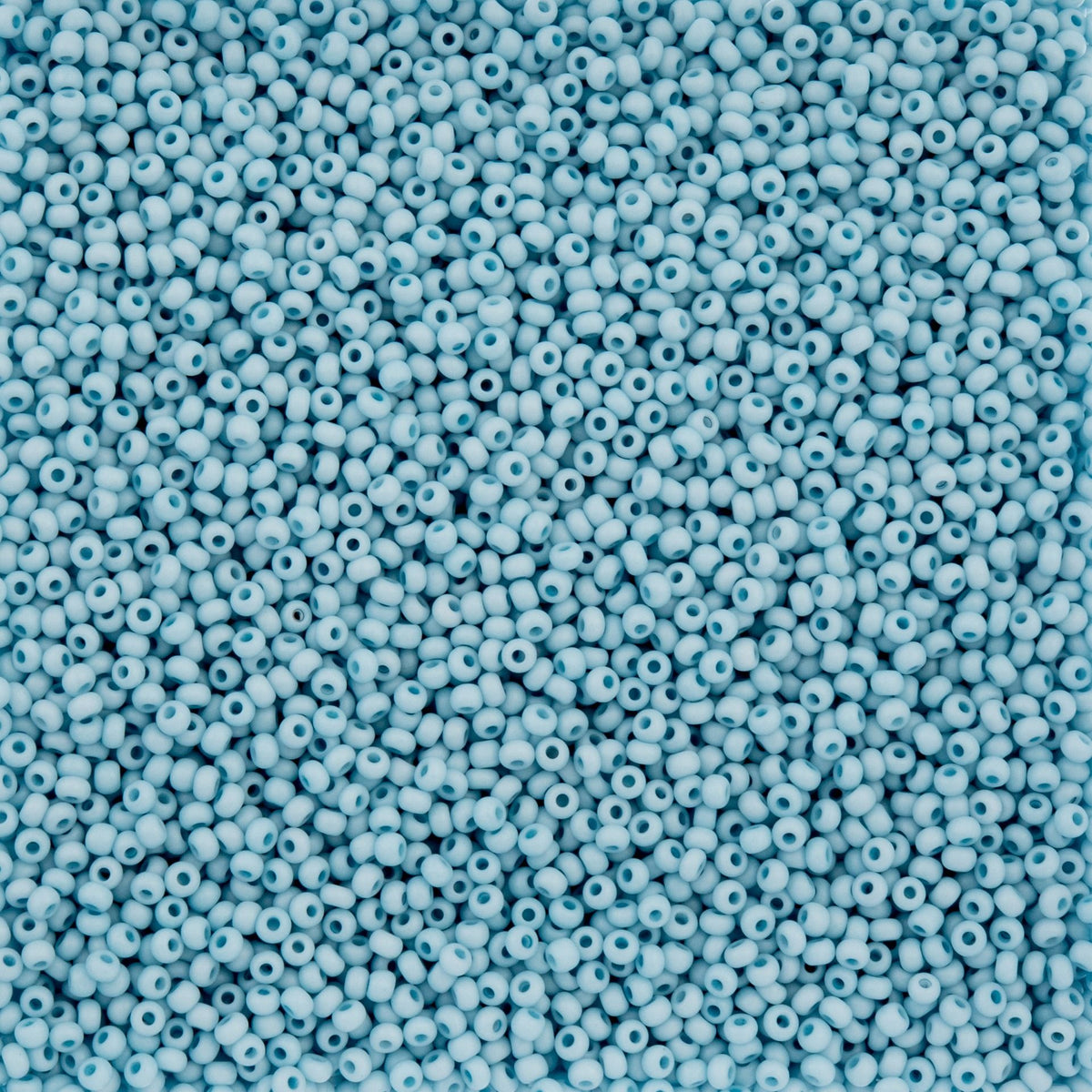 Czech Seed Beads apx. 22g Vial 10/0 Opaque Terra Vista Silent Blue