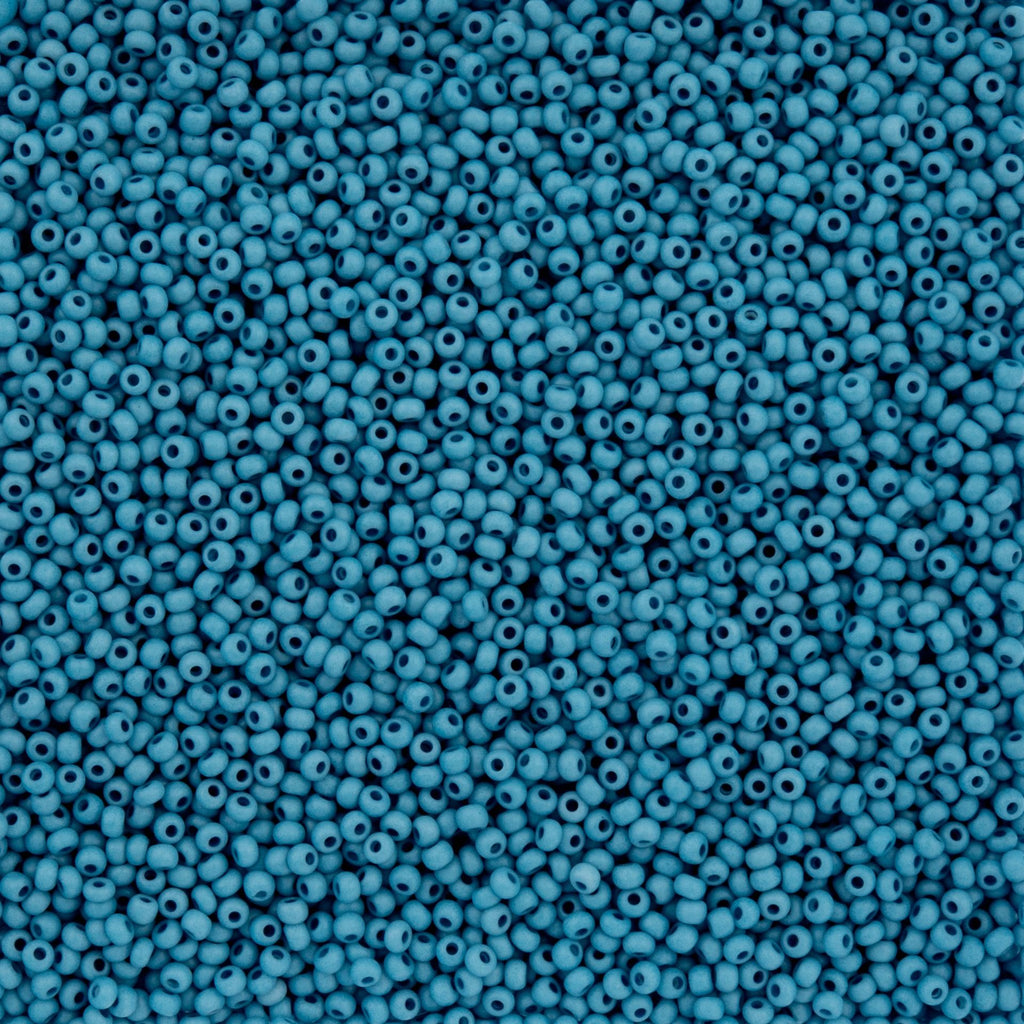 Czech Seed Beads apx. 22g Vial 10/0 Opaque Terra Vista Seafoam