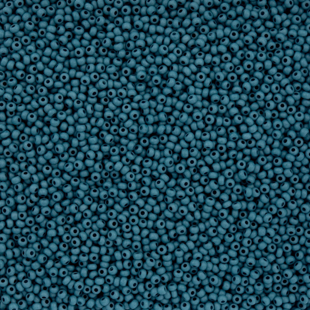 Czech Seed Beads apx. 22g Vial 10/0 Opaque Terra Vista Deep Sea