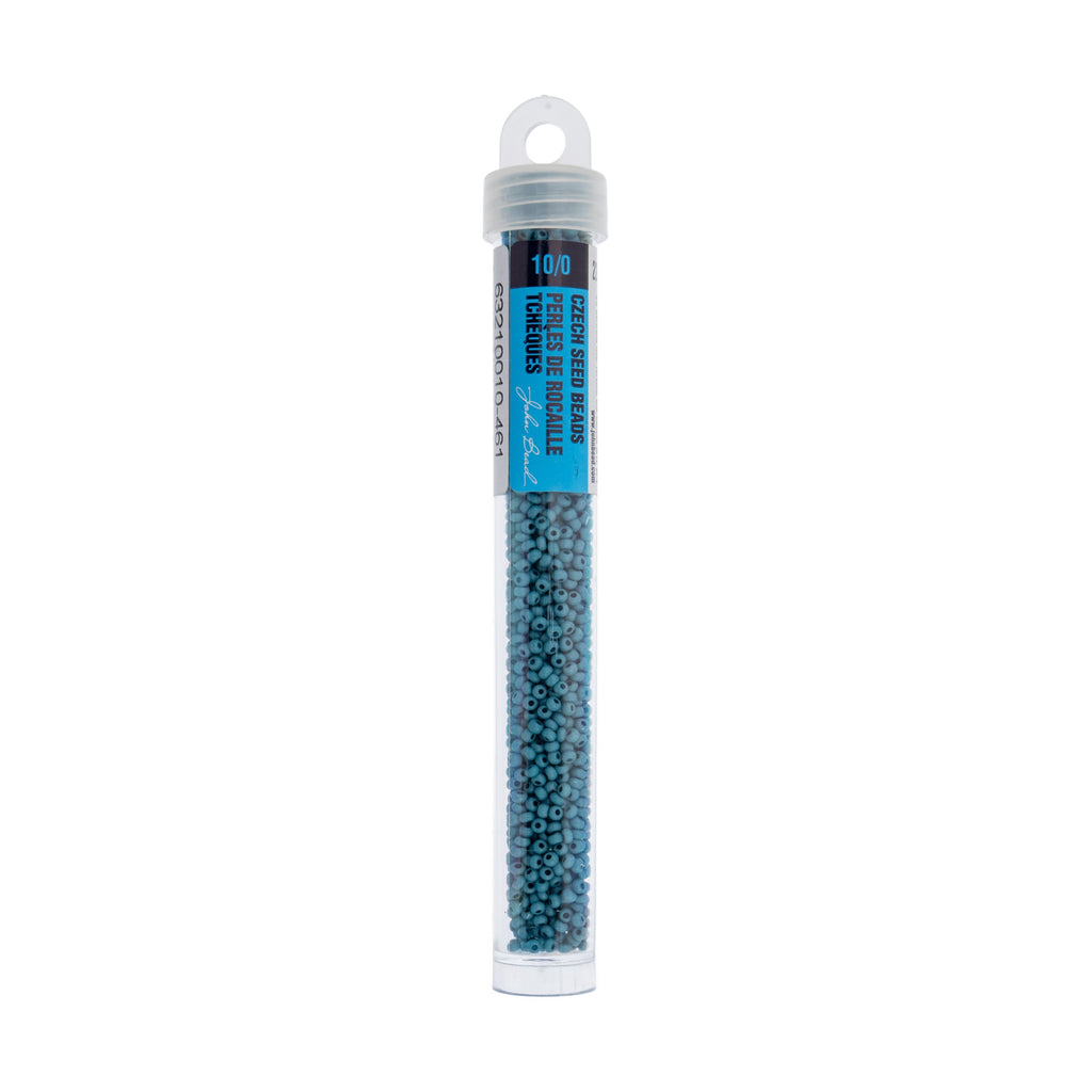 Czech Seed Beads apx. 22g Vial 10/0 Opaque Terra Vista Deep Sea