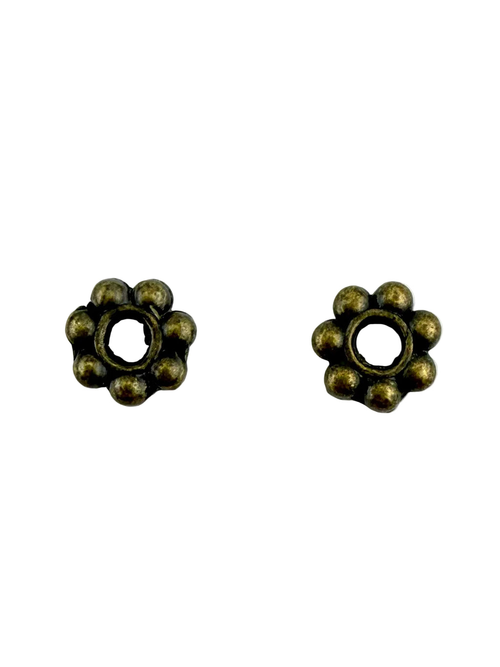 1.5x6mm Daisy Spacer Antique Brass