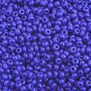 Czech Seed Beads 10/0 Opaque Royal Blue 250g Bag