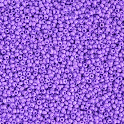 Czech Seed Beads 10/0 Opaque Dyed Violet 250g Bag