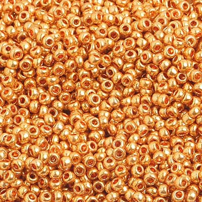 Czech Seed Beads 10/0 Metallic Gold 250g Bag