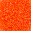 Czech Seed Beads 10/0 Crystal C/L Neon Orange 22g Vial