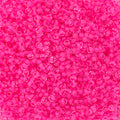 Czech Seed Beads 10/0 Crystal C/L Neon Pink 250g Bag