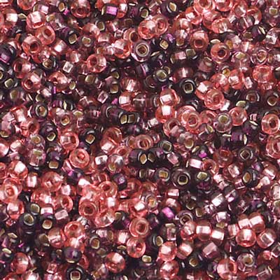Czech Seed Beads 10/0 S/L Mix Lilac 250g Bag