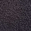Czech Seed Beads 10/0 Opaque Black Matt 250g Bag