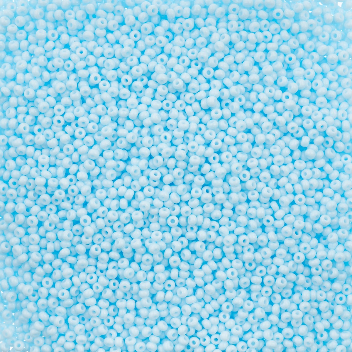 Czech Seed Beads 10/0 Chalk Light Blue SOLGEL 250g