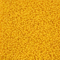 Czech Seed Beads 10/0 PermaLux Dyed Chalk Dark Yellow 22g Vial