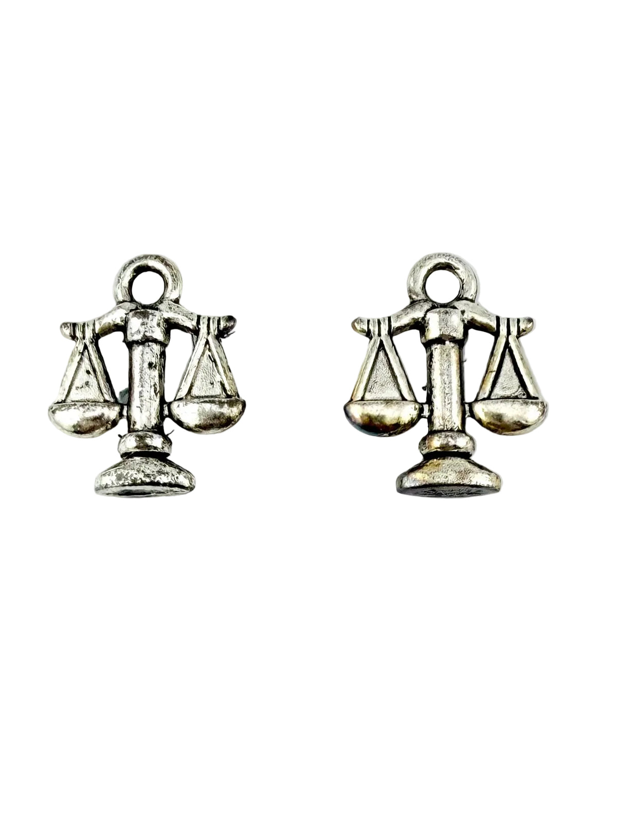 14mm Balance Charm Rhodium