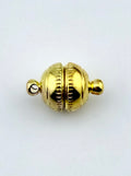 9.5mm Round Magnetic Claps Gold