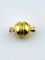 9.5mm Round Magnetic Claps Gold