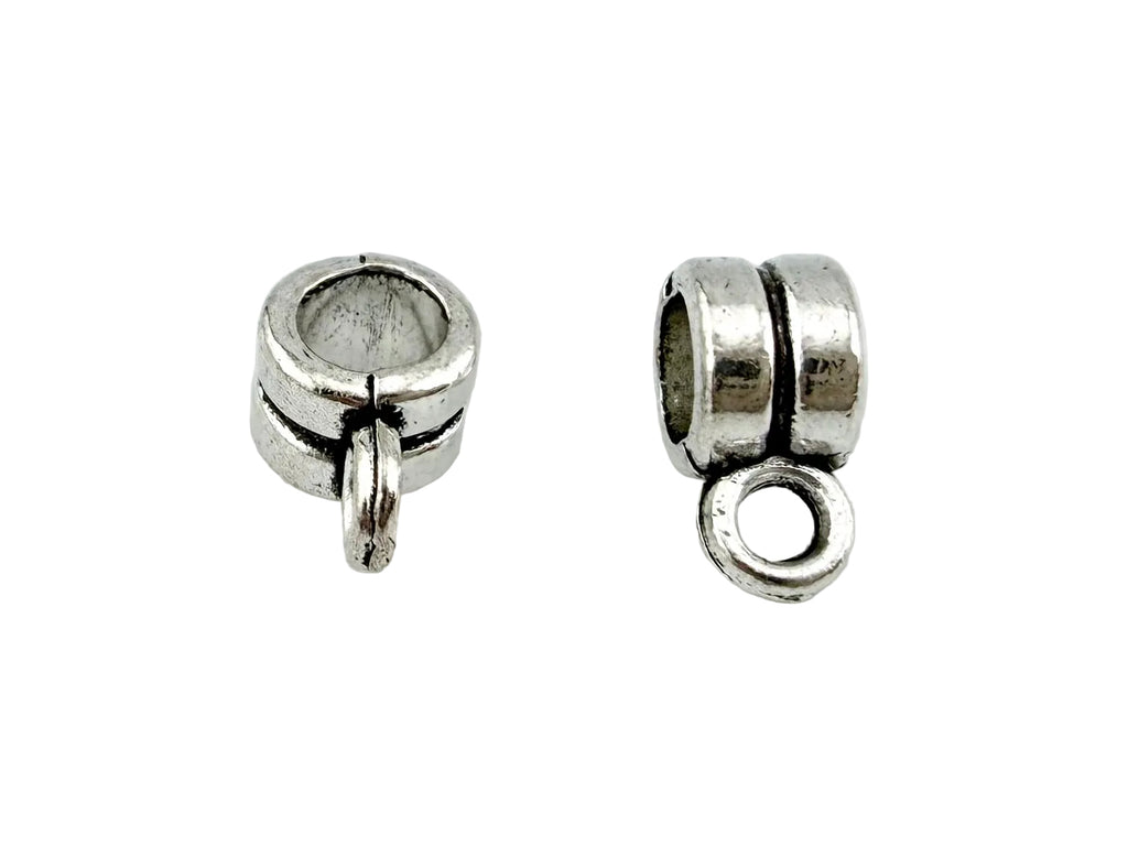 4x9mm Barrell Hanger Spacer Rhodium