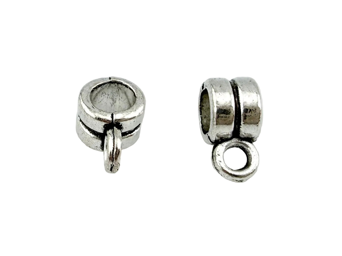 4x9mm Barrell Hanger Spacer Rhodium