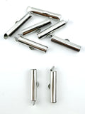 19mm Slide On End Clasp Tubes