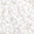 Czech Seed Bead 11/0 Opaque White Strung Hank