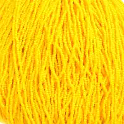 Czech Seed Bead 11/0 Opaque Golden Yellow